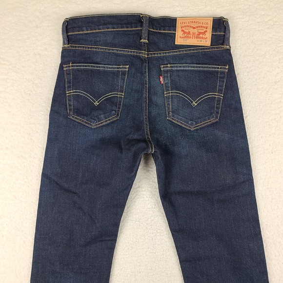 Levi's 510 Jeans Mens 30x32 Skinny Fit Blue Dark Wash Denim Fits 30x30 - Picture 11 of 14